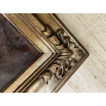 GRANDE QUADRO DIPINTO OLIO I. Karpof RITRATTO NOBILUOMO FIGURA MASCHILE CORNICE