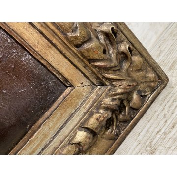 GRANDE QUADRO DIPINTO OLIO I. Karpof RITRATTO NOBILUOMO FIGURA MASCHILE CORNICE