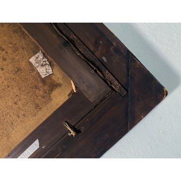 GRANDE QUADRO DIPINTO OLIO I. Karpof RITRATTO NOBILUOMO FIGURA MASCHILE CORNICE