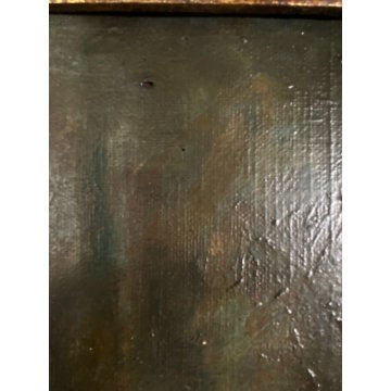 GRANDE QUADRO DIPINTO OLIO I. Karpof RITRATTO NOBILUOMO FIGURA MASCHILE CORNICE
