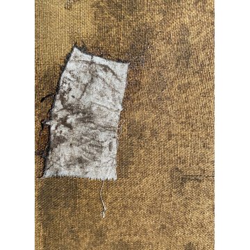 GRANDE QUADRO DIPINTO OLIO I. Karpof RITRATTO NOBILUOMO FIGURA MASCHILE CORNICE