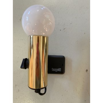 3 SPOT LIGHT Targetti Sankey FARETTO WALL LAMP APPLIQUE ORIENTABILE METALLO ORO