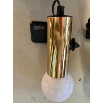 3 SPOT LIGHT Targetti Sankey FARETTO WALL LAMP APPLIQUE ORIENTABILE METALLO ORO