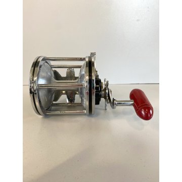MULINELLO PESCA D'ALTURA Penny Senator 6/0 Fishing Reel. Red Handle MADE IN USA