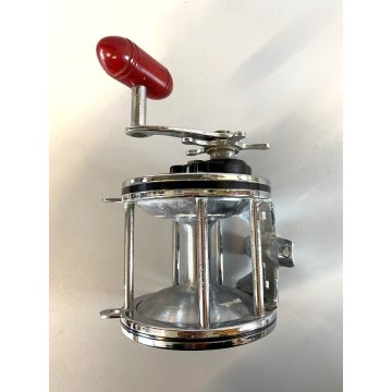 MULINELLO PESCA D'ALTURA Penny Senator 6/0 Fishing Reel. Red Handle MADE IN USA