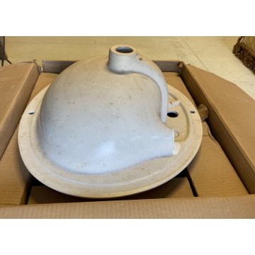 LAVANDINO CERAMICA POZZI GINORI LAVABO INCASSO DECORO A. CAMPI Tulipano Vaiolet