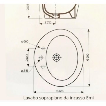 LAVANDINO CERAMICA POZZI GINORI LAVABO INCASSO DECORO A. CAMPI Tulipano Vaiolet