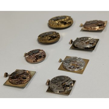 LOTTO 8 pz. MOVIMENTO OROLOGIO POLSO Tissot Megalex Perfex Eska Fischer Schwarz