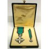 MEDAGLIA CAVALIERE ORDINE AL MERITO DELLA REPUBBLICA SCATOLA CROCE FIORE ANNI 50