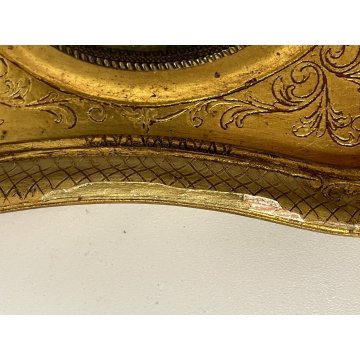 ANTICA MINIATURA RITRATTO copia MADONNA Filippo Lippi CORNICE DORATA religioso