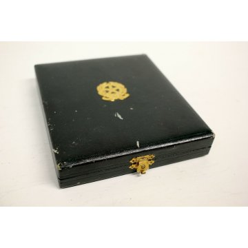 MEDAGLIA CAVALIERE ORDINE AL MERITO DELLA REPUBBLICA SCATOLA CROCE FIORE ANNI 50