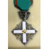 MEDAGLIA CAVALIERE ORDINE AL MERITO DELLA REPUBBLICA SCATOLA CROCE FIORE ANNI 50