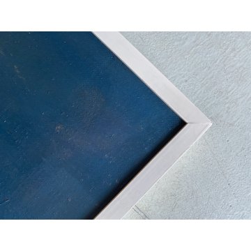 QUADRO DIPINTO ASTRATTO FIGURE SDRAIATE ARTE MODERNA FIRMA "P. Berhizza" (?) '70