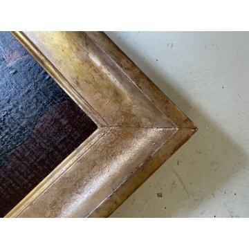 ANTICO DIPINTO OLIO TAVOLA RITRATTO MASCHILE NOBILUOMO G.B. Ceretti INTRA '800