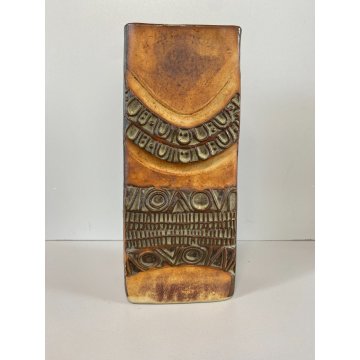 VASO CERAMICA DESIGN Louis Hudson STONEWARE Cornish STUDIO POTTERY  UK '70s