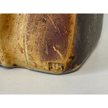 VASO CERAMICA DESIGN Louis Hudson STONEWARE Cornish STUDIO POTTERY  UK '70s