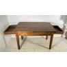 ANTICO TAVOLO PRANZO IMPERO RETTANGOLARE LEGNO NOCE 2 CASSETTI TABLE SALA 1800