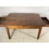 ANTICO TAVOLO PRANZO IMPERO RETTANGOLARE LEGNO NOCE 2 CASSETTI TABLE SALA 1800