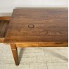ANTICO TAVOLO PRANZO IMPERO RETTANGOLARE LEGNO NOCE 2 CASSETTI TABLE SALA 1800