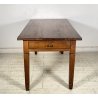 ANTICO TAVOLO PRANZO IMPERO RETTANGOLARE LEGNO NOCE 2 CASSETTI TABLE SALA 1800
