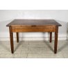 ANTICO TAVOLO PRANZO IMPERO RETTANGOLARE LEGNO NOCE 2 CASSETTI TABLE SALA 1800
