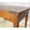 ANTICO TAVOLO PRANZO IMPERO RETTANGOLARE LEGNO NOCE 2 CASSETTI TABLE SALA 1800