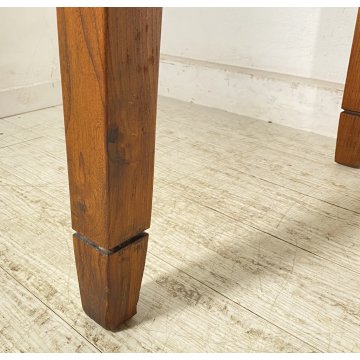 ANTICO TAVOLO PRANZO IMPERO RETTANGOLARE LEGNO NOCE 2 CASSETTI TABLE SALA 1800