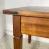ANTICO TAVOLO PRANZO IMPERO RETTANGOLARE LEGNO NOCE 2 CASSETTI TABLE SALA 1800