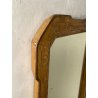 ANTICA SPECCHIERA VASSOIO CORNICE DORATA epoca 800 OLD SPECCHIO LEGNO FOGLIA ORO