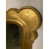 GRANDE SPECCHIERA VASSOIO CORNICE DORATA epoca '900 SPECCHIO LEGNO ORO MIRROR