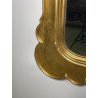 GRANDE SPECCHIERA VASSOIO CORNICE DORATA epoca '900 SPECCHIO LEGNO ORO MIRROR
