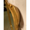 GRANDE SPECCHIERA VASSOIO CORNICE DORATA epoca '900 SPECCHIO LEGNO ORO MIRROR
