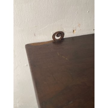 ANTICA MENSOLA DECORO BAROCCO LEGNO EPOCA '800 ESPOSITORE CONSOLLE SHELF OGGETTI