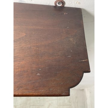 ANTICA MENSOLA DECORO BAROCCO LEGNO EPOCA '800 ESPOSITORE CONSOLLE SHELF OGGETTI