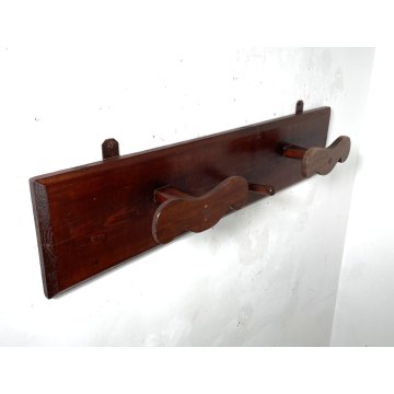 ANTICO APPENDIABITI STILE RUSTICO EPOCA '900 3 APPENDINO BAITA TAVERNA CAPPOTTO