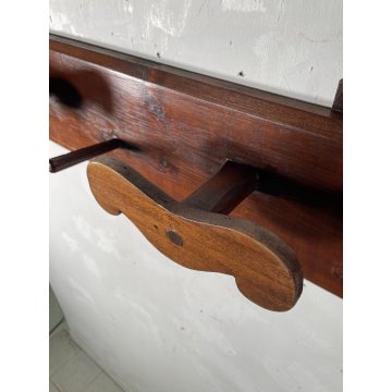 ANTICO APPENDIABITI STILE RUSTICO EPOCA '900 3 APPENDINO BAITA TAVERNA CAPPOTTO