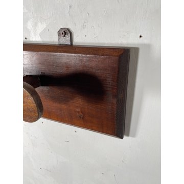 ANTICO APPENDIABITI STILE RUSTICO EPOCA '900 3 APPENDINO BAITA TAVERNA CAPPOTTO