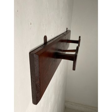 ANTICO APPENDIABITI STILE RUSTICO EPOCA '900 3 APPENDINO BAITA TAVERNA CAPPOTTO