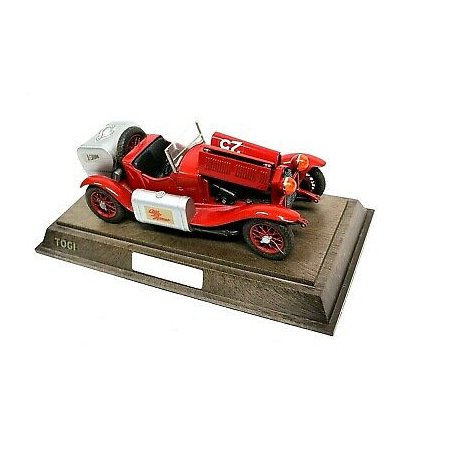 MODELLINO ALFA ROMEO TOGI SCALA 1:23 6C 1750 GS  25 MILLE MIGLIA 1938 A CARBONE