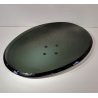 VASSOIO DESIGN Fontana Arte by Max Ingrand 1950 BOWL VETRO MOLATO VERDE 20x29 cm