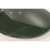 VASSOIO DESIGN Fontana Arte by Max Ingrand 1950 BOWL VETRO MOLATO VERDE 20x29 cm