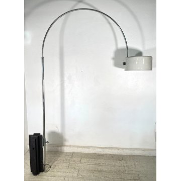 GRANDE LAMPADA ARCO ATTR. GOFFREDO REGGIANI LAMPADARIO PIANTANA DESIGN VINTAGE
