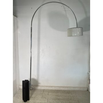 GRANDE LAMPADA ARCO ATTR. GOFFREDO REGGIANI LAMPADARIO PIANTANA DESIGN VINTAGE