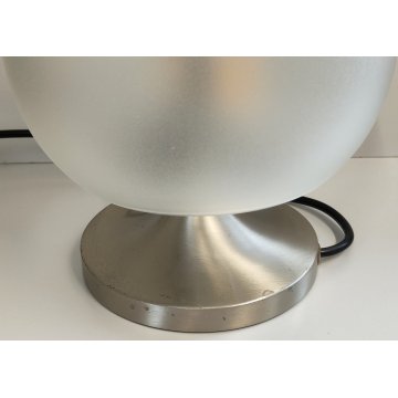 ARTEMIDE Lampada Tavolo CHI anni 60 DESIGN Emma Gismondi VETRO ACIDATO Satinata