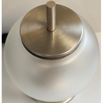 ARTEMIDE Lampada Tavolo CHI anni 60 DESIGN Emma Gismondi VETRO ACIDATO Satinata