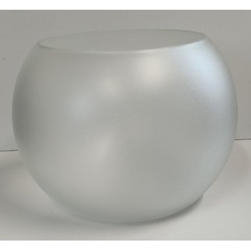 ARTEMIDE Lampada Tavolo CHI anni 60 DESIGN Emma Gismondi VETRO ACIDATO Satinata