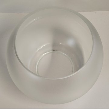 ARTEMIDE Lampada Tavolo CHI anni 60 DESIGN Emma Gismondi VETRO ACIDATO Satinata