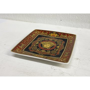 PIATTO PORCELLANA Versace Medusa 12 cm PIATTINO QUADRATO LUXURY PLATE LIBERTY