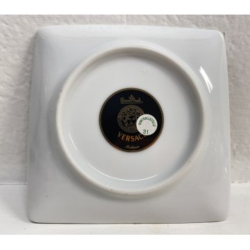 PIATTO PORCELLANA Versace Medusa 12 cm PIATTINO QUADRATO LUXURY PLATE LIBERTY