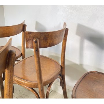 LOTTO 6 SEDIE THONET ANTICHE LEGNO FAGGIO CURVATO PRIMI 1900 CHAIR OSTERIA